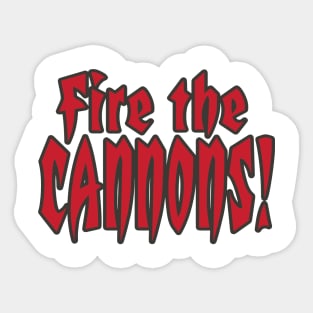 Tampa LYFE Fire the Cannons Touchdown Celebration! Sticker